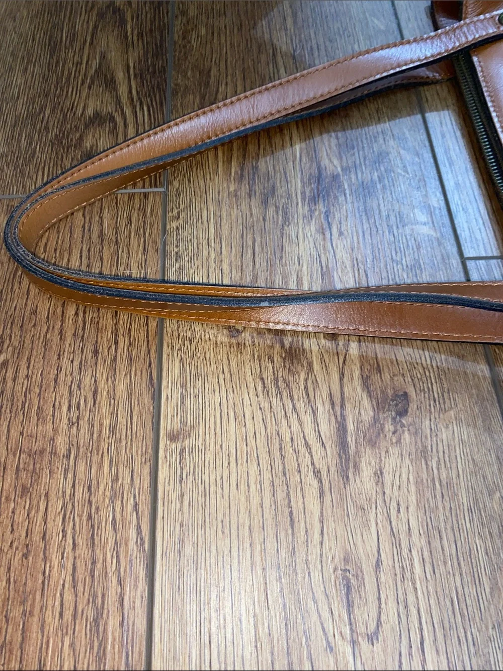 Patricia Nash Tan Leather Chantilly Vintage Satchel Shoulder Bag